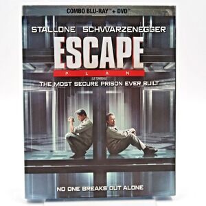 Escape Plan Blu-ray DVD 2013 Stallone Schwarzenegger Action Movie Slipcover